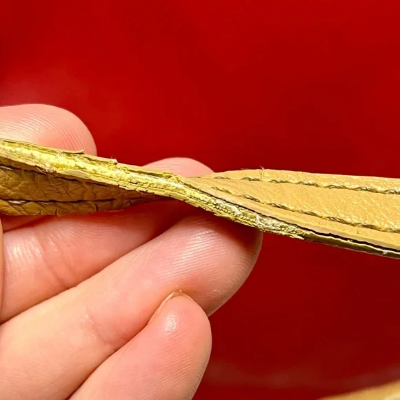 Nine West Red Tote with Tan Straps - Picture 11 of 16